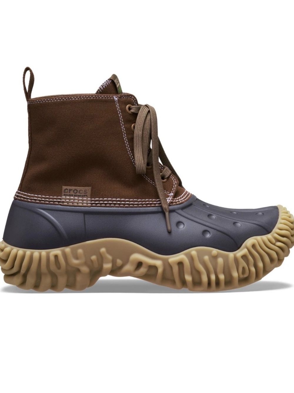 Crocs x Salehe Bembury Cypress "Taho" Duck Boots 210506-9I6 Size M 6 / W 8 Brown